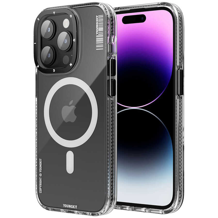 YoungKit Exquisite Serisi iPhone 14 Pro Max Magsafe Şarj Özellikli Telefon Kılıfı - 1 YoungKit Exquisite Serisi iPhone 14 Pro Max Magsafe Şarj Özellikli Telefon Kılıfı - 1